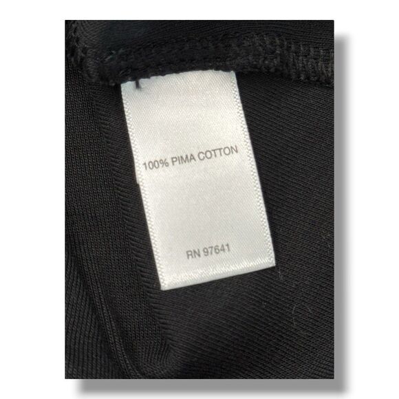 J.Jill Perfect Pima Long Sleeve Tunic Black Tall Casual Boat Neck Women’s Sz MT - Picture 9 of 10